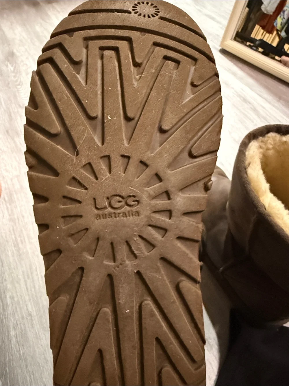 UGG Women's Brown Shearling-Lined Winter Boots